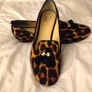 Vero cuoio leopard loafers